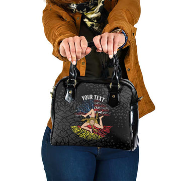 Personalized Sicilian Roots American Heritage Month Shoulder Handbag LT18