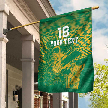Cricket South Africa Custom Garden Flag Green Version Proteas LT18