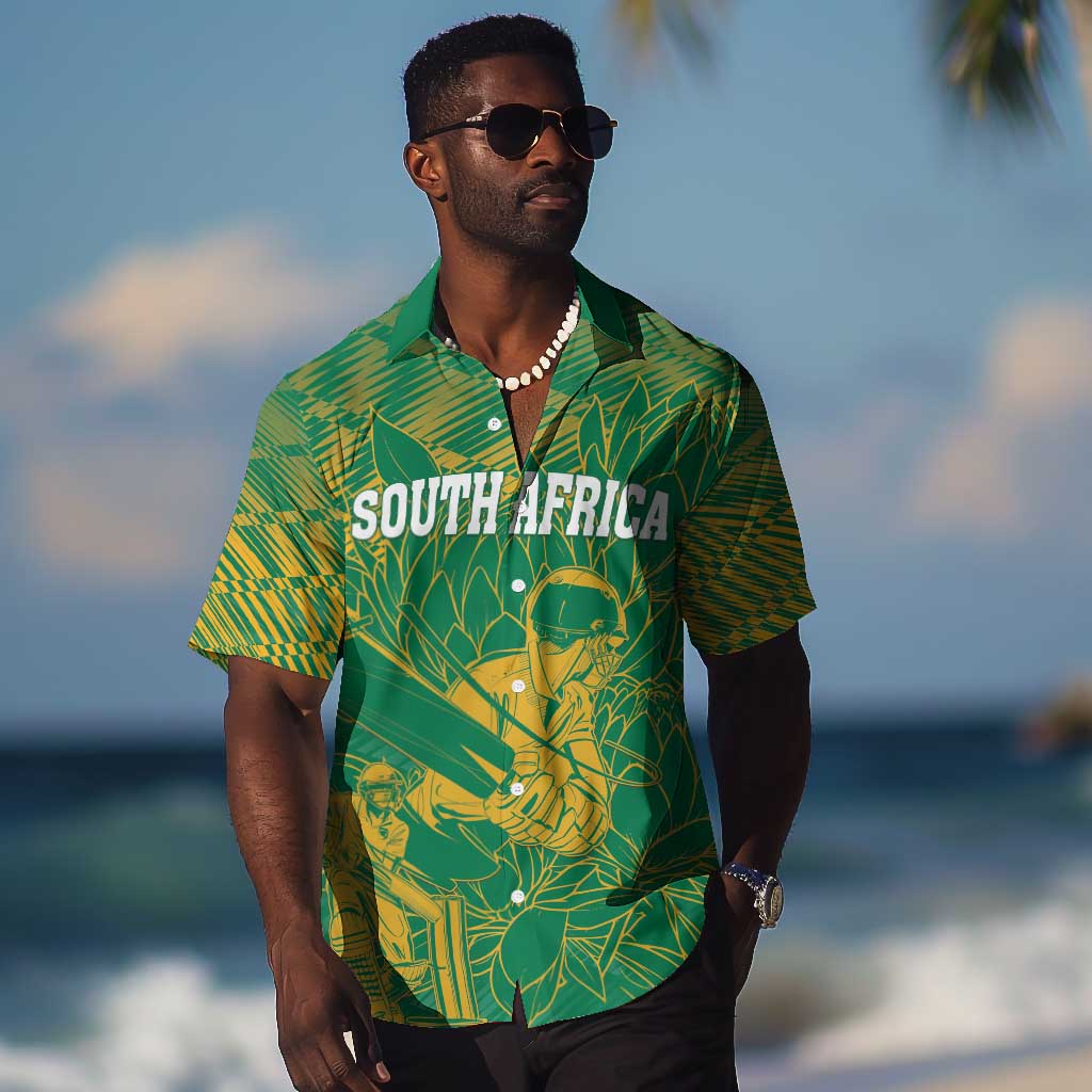 Cricket South Africa Custom Hawaiian Shirt Green Version Proteas LT18