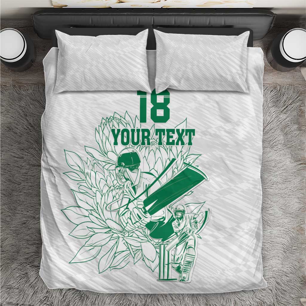 Cricket South Africa Custom Bedding Set White Version Proteas LT18