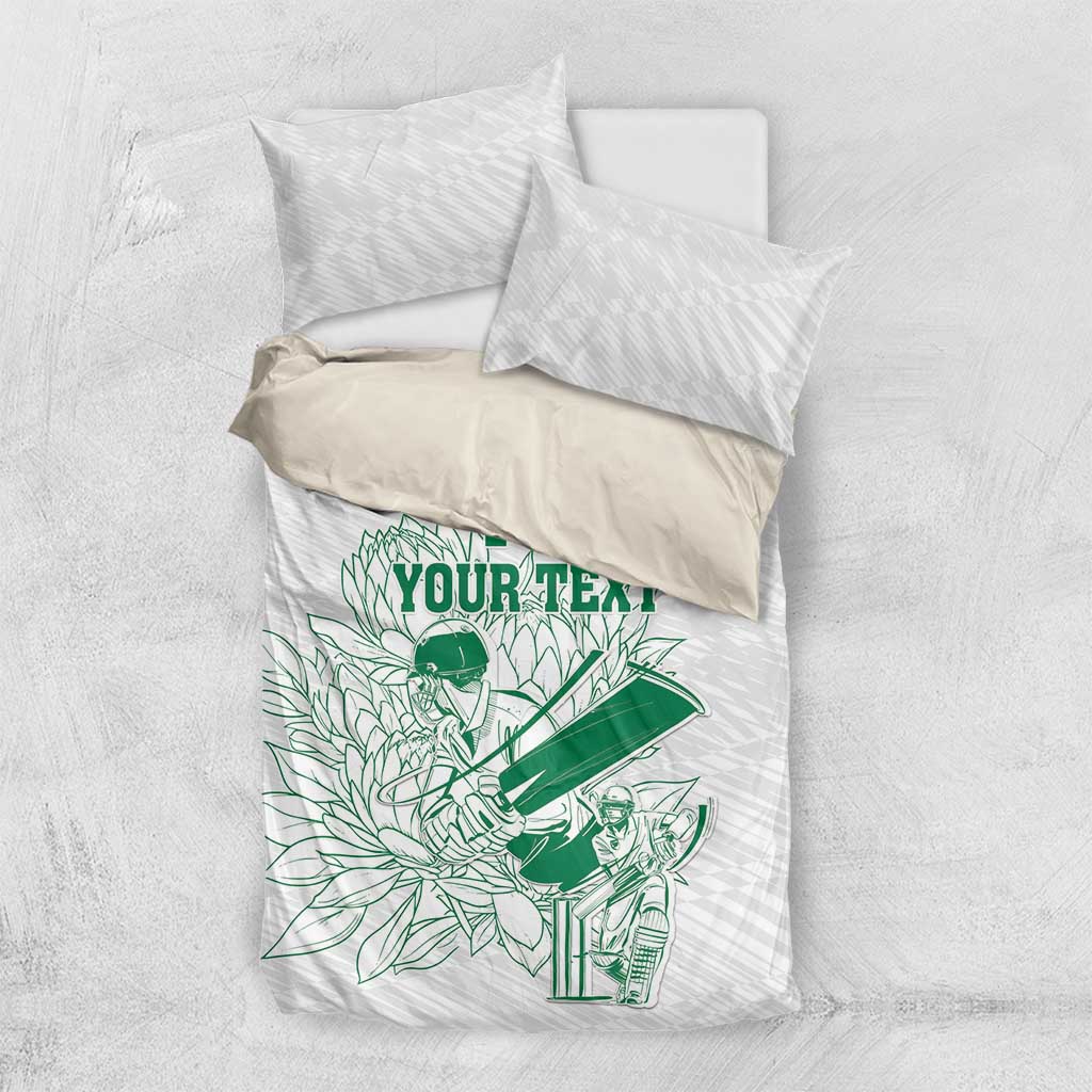 Cricket South Africa Custom Bedding Set White Version Proteas LT18