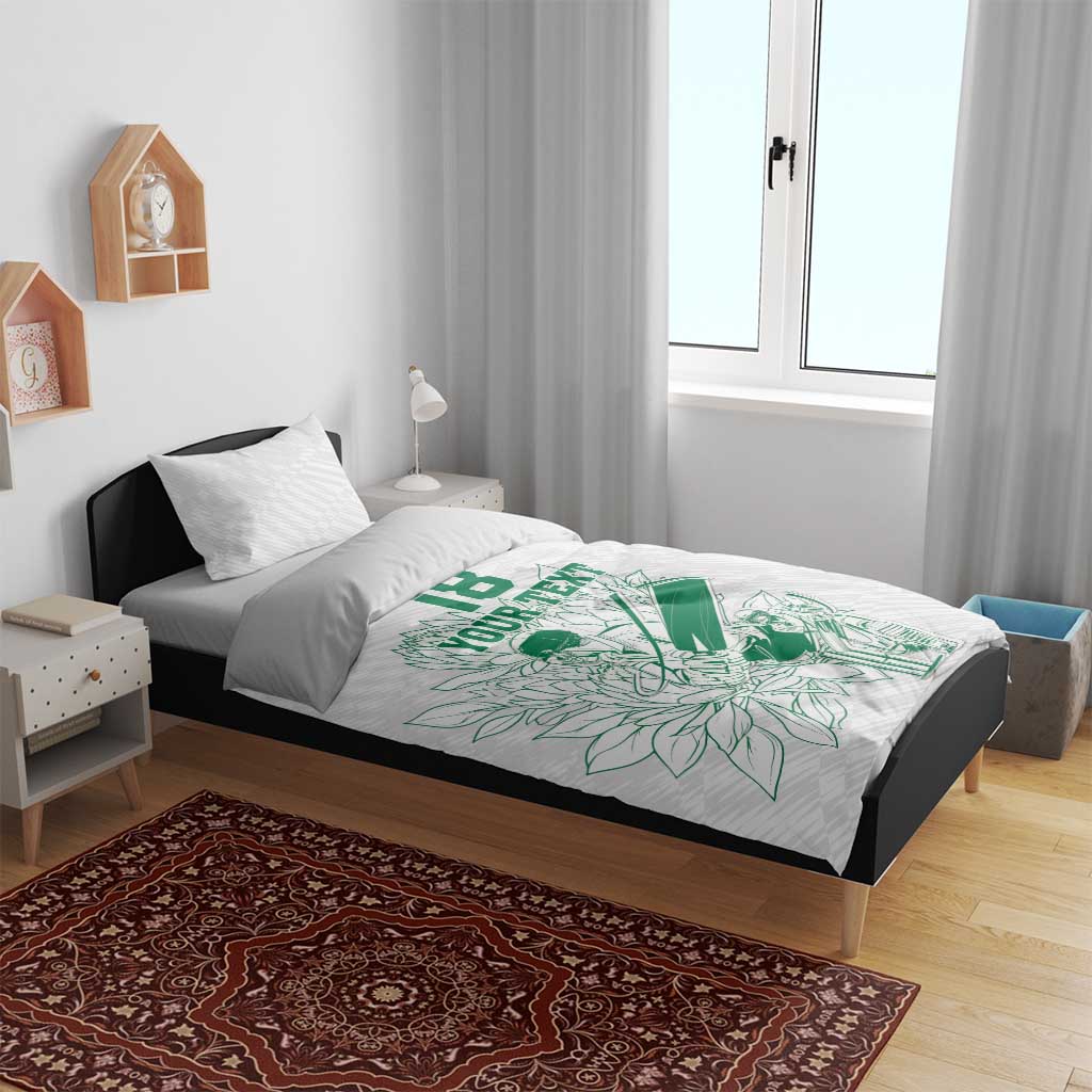 Cricket South Africa Custom Bedding Set White Version Proteas LT18