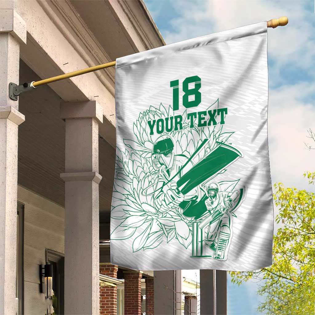 Cricket South Africa Custom Garden Flag White Version Proteas LT18