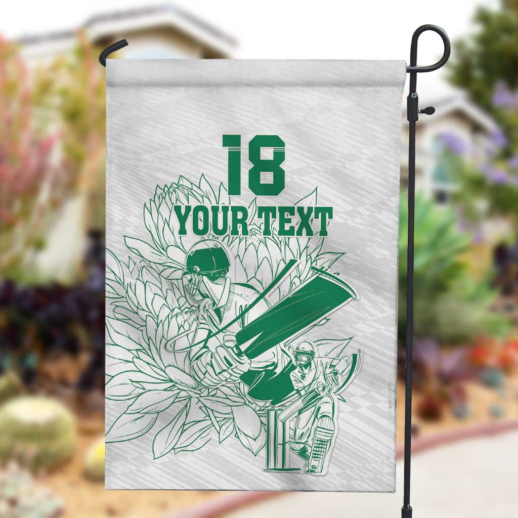 Cricket South Africa Custom Garden Flag White Version Proteas LT18