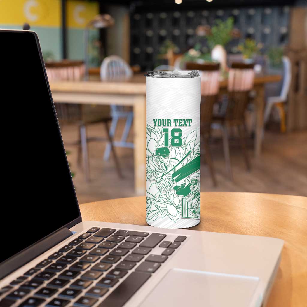 Cricket South Africa Custom Skinny Tumbler White Version Proteas LT18