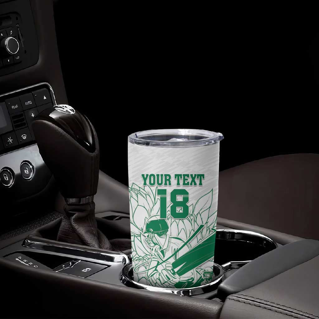 Cricket South Africa Custom Tumbler Cup White Version Proteas LT18
