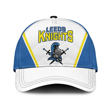 West Knights of Yorkshire Classic Cap Skate Hard Hit Harder White Version LT18