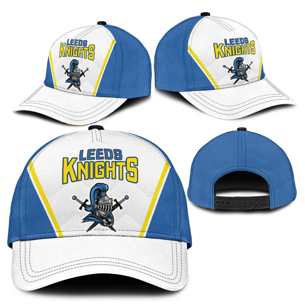 West Knights of Yorkshire Classic Cap Skate Hard Hit Harder White Version LT18
