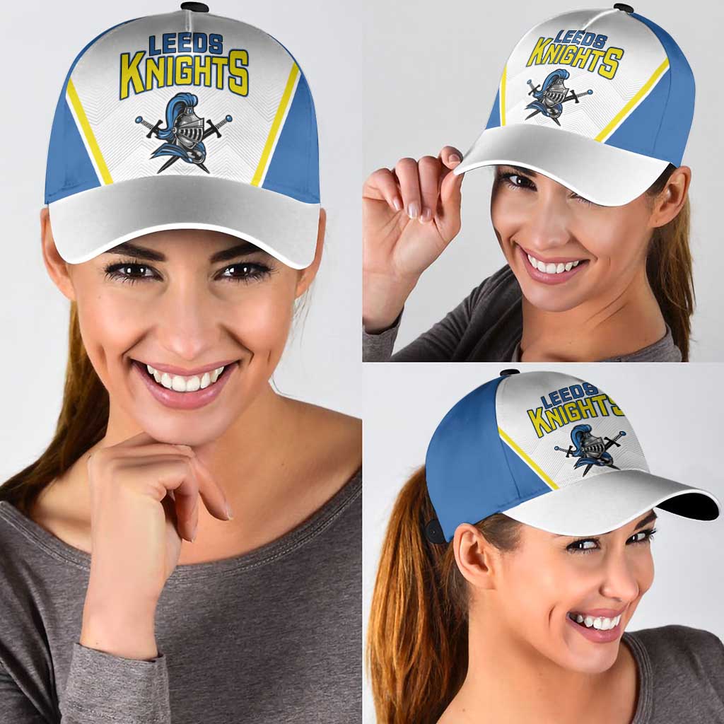 West Knights of Yorkshire Classic Cap Skate Hard Hit Harder White Version LT18