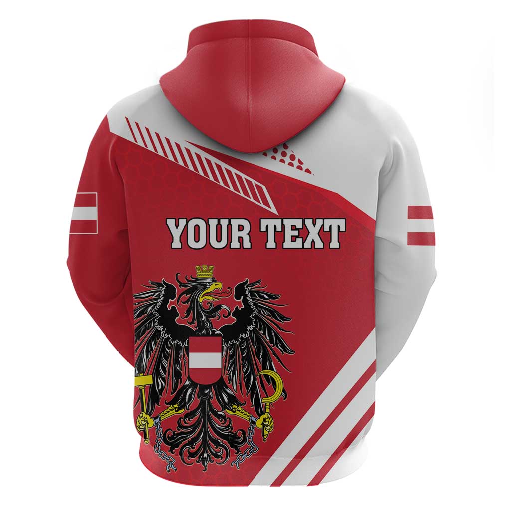 Personalized Austria Coat Of Arms Hoodie Flag Style LT18