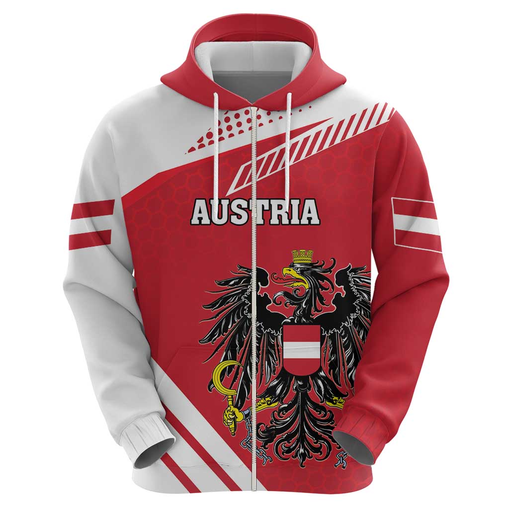 Personalized Austria Coat Of Arms Hoodie Flag Style LT18
