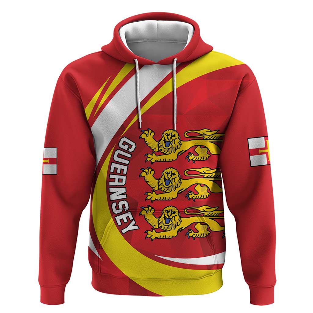 Guernsey Coat Of Arms Hoodie Sporty Style LT18
