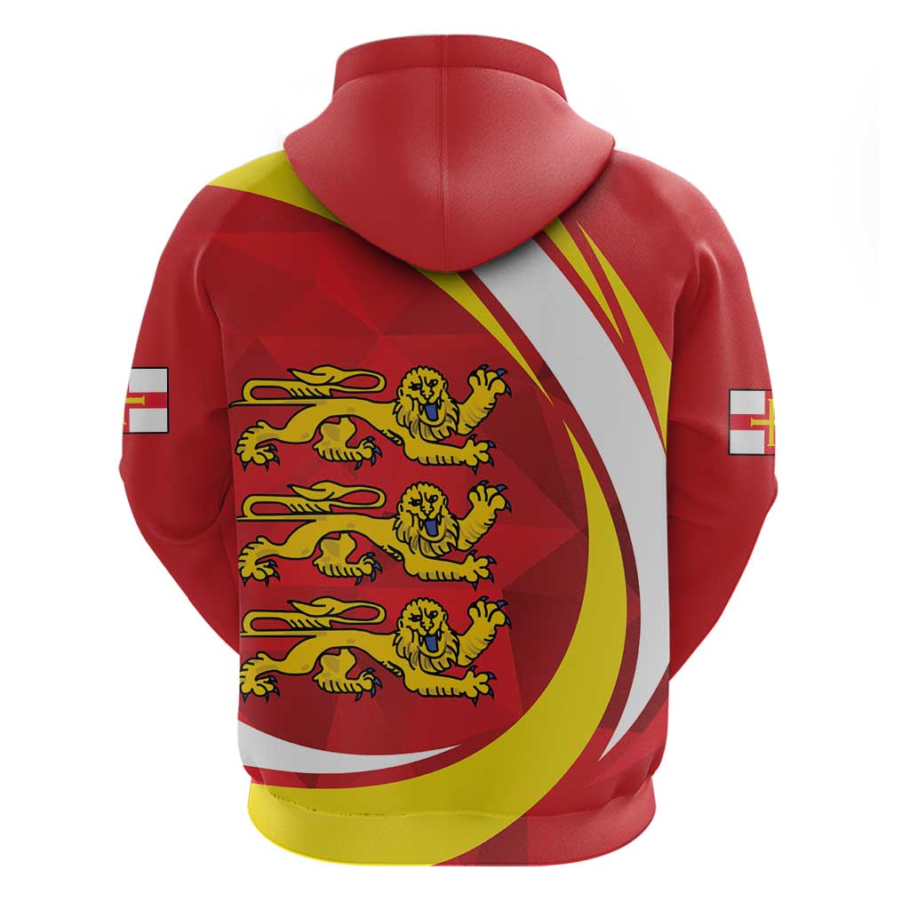 Guernsey Coat Of Arms Hoodie Sporty Style LT18
