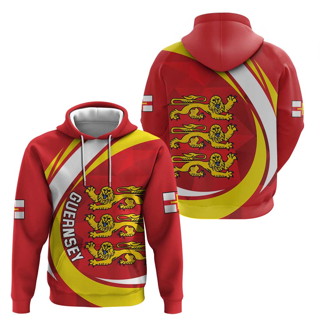 Guernsey Coat Of Arms Hoodie Sporty Style LT18