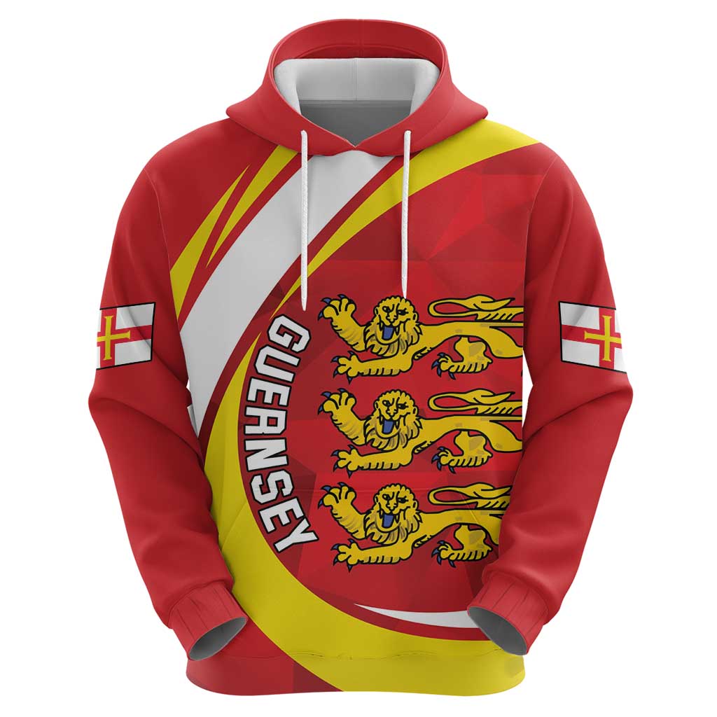 Guernsey Coat Of Arms Hoodie Sporty Style LT18