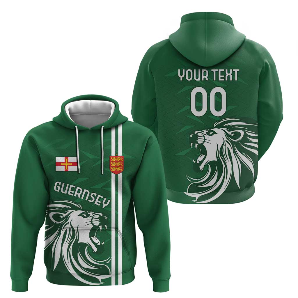Custom Guernsey Football Hoodie Go Champions LT18