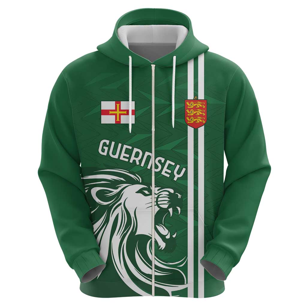 Custom Guernsey Football Hoodie Go Champions LT18