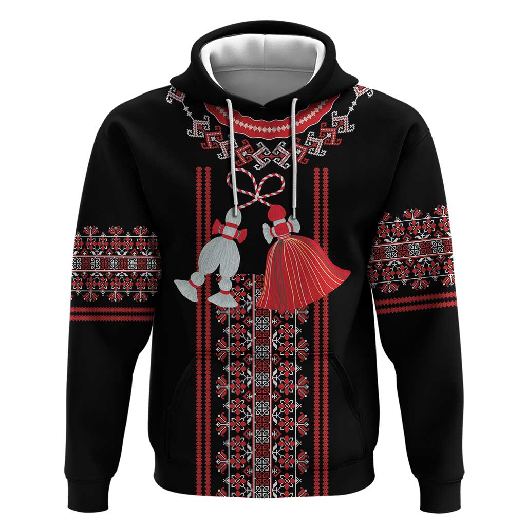 Traditional Spring Martisor Day Hoodie Romanian Embroidery Patterns LT18