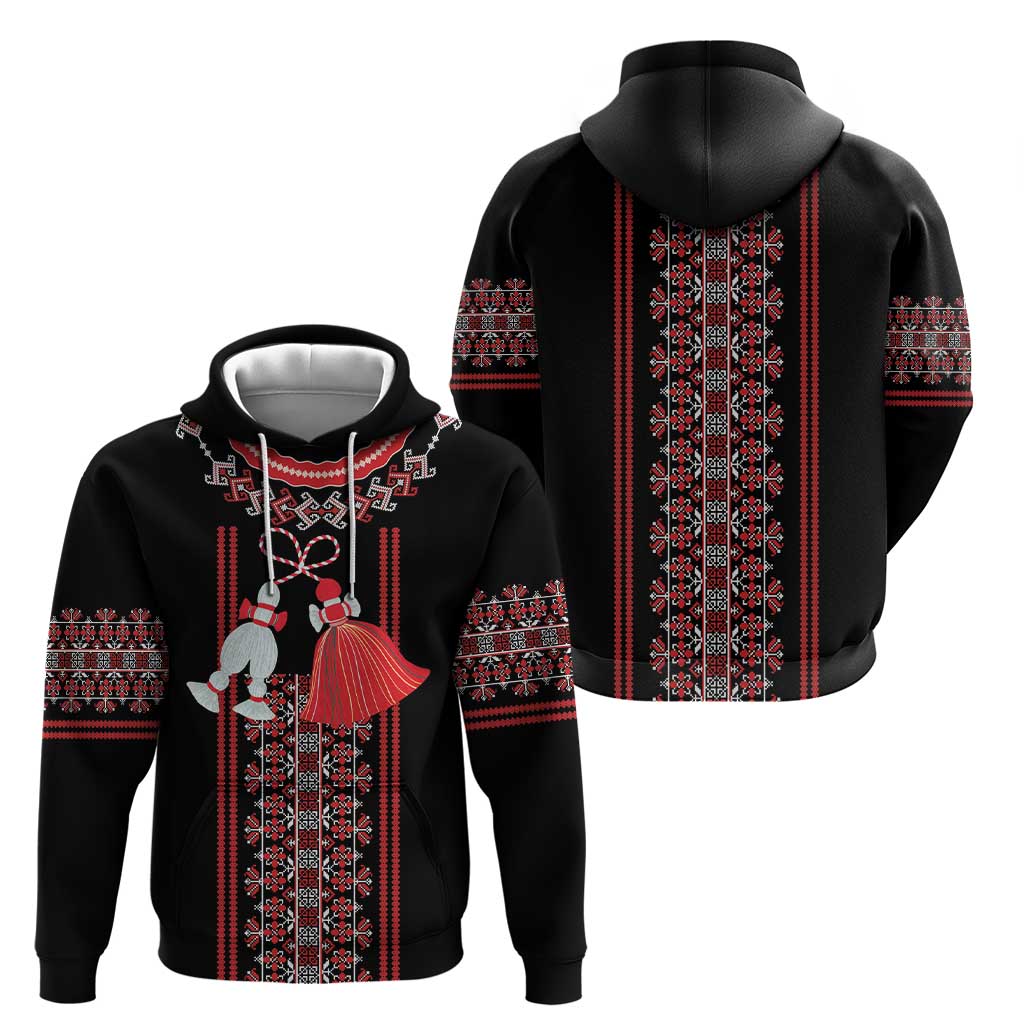 Traditional Spring Martisor Day Hoodie Romanian Embroidery Patterns LT18
