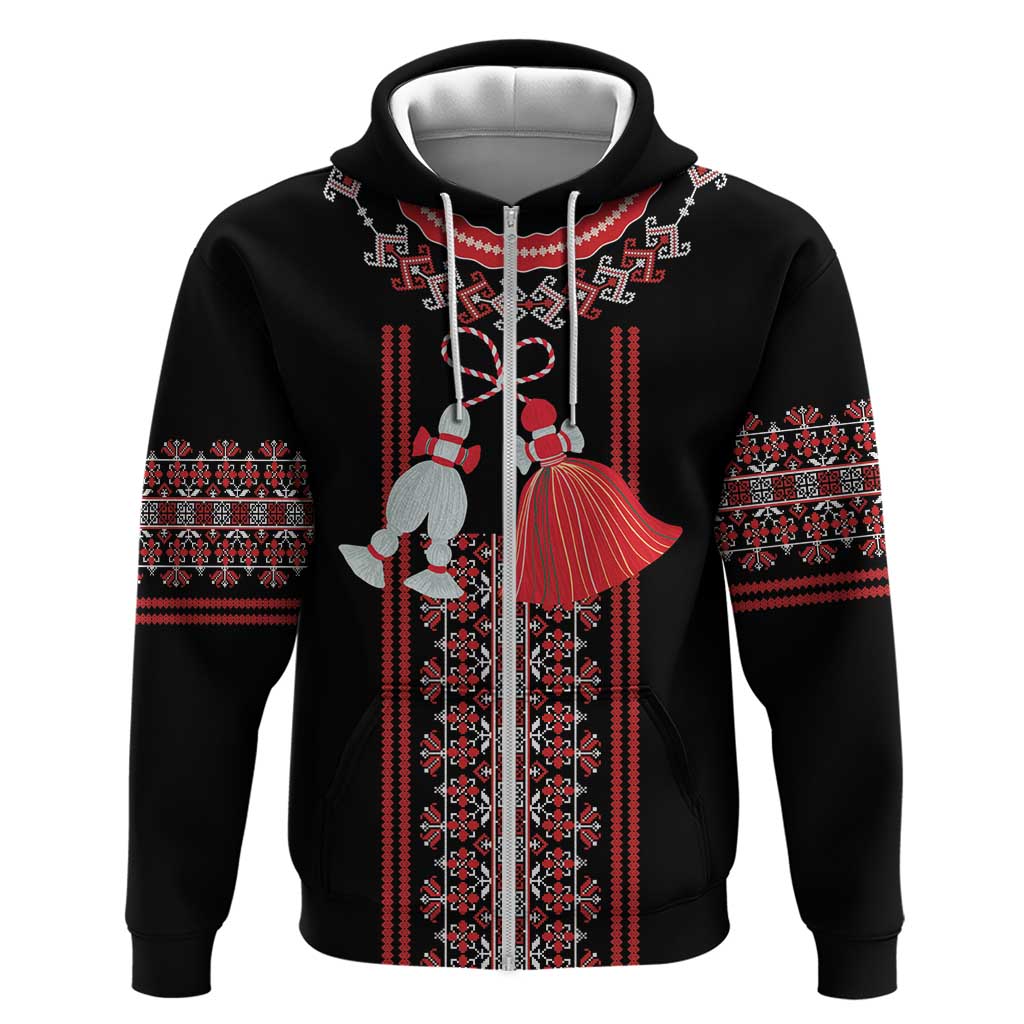 Traditional Spring Martisor Day Hoodie Romanian Embroidery Patterns LT18