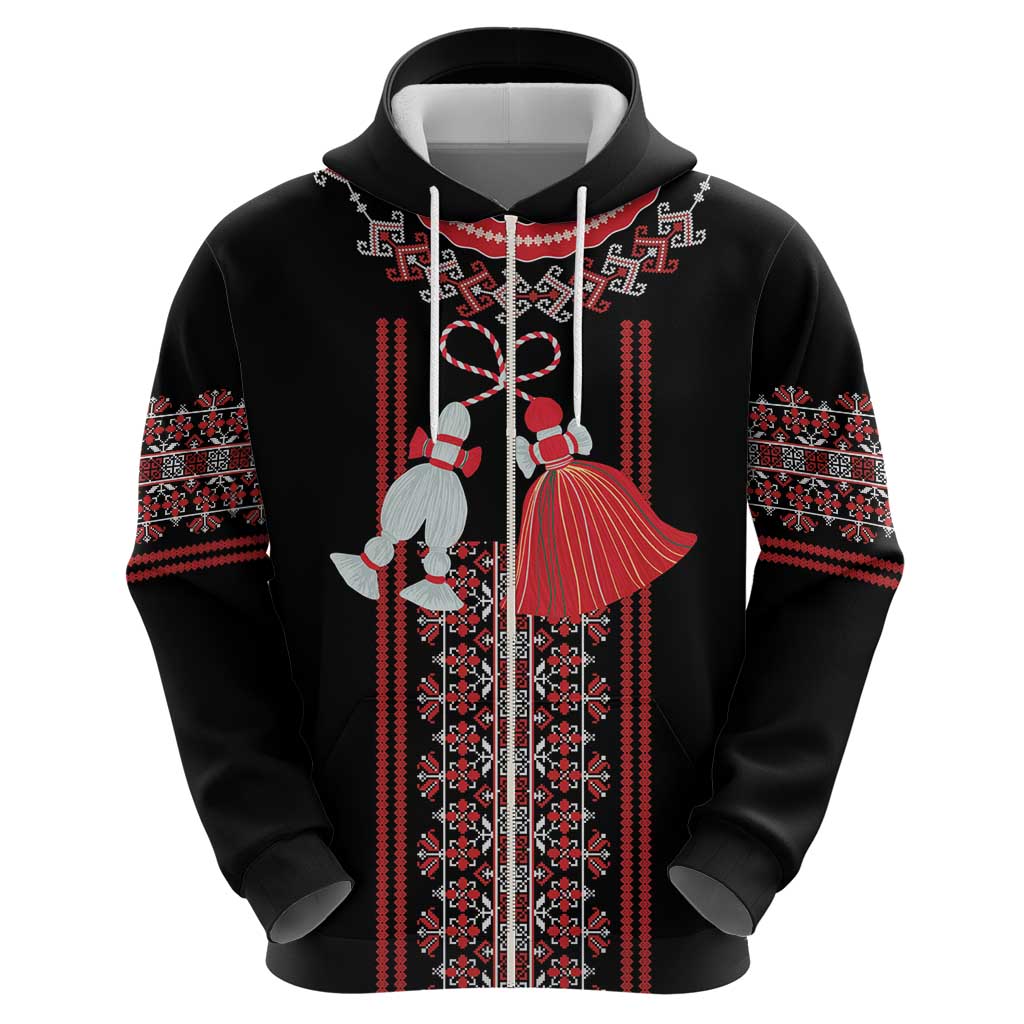 Traditional Spring Martisor Day Hoodie Romanian Embroidery Patterns LT18