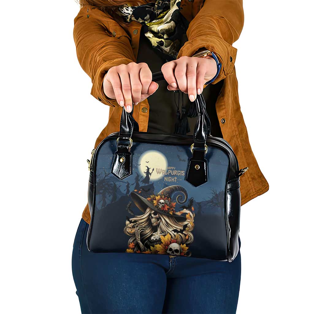 Happy Walpurgis Night Shoulder Handbag Skull Witch Spooky Style LT18