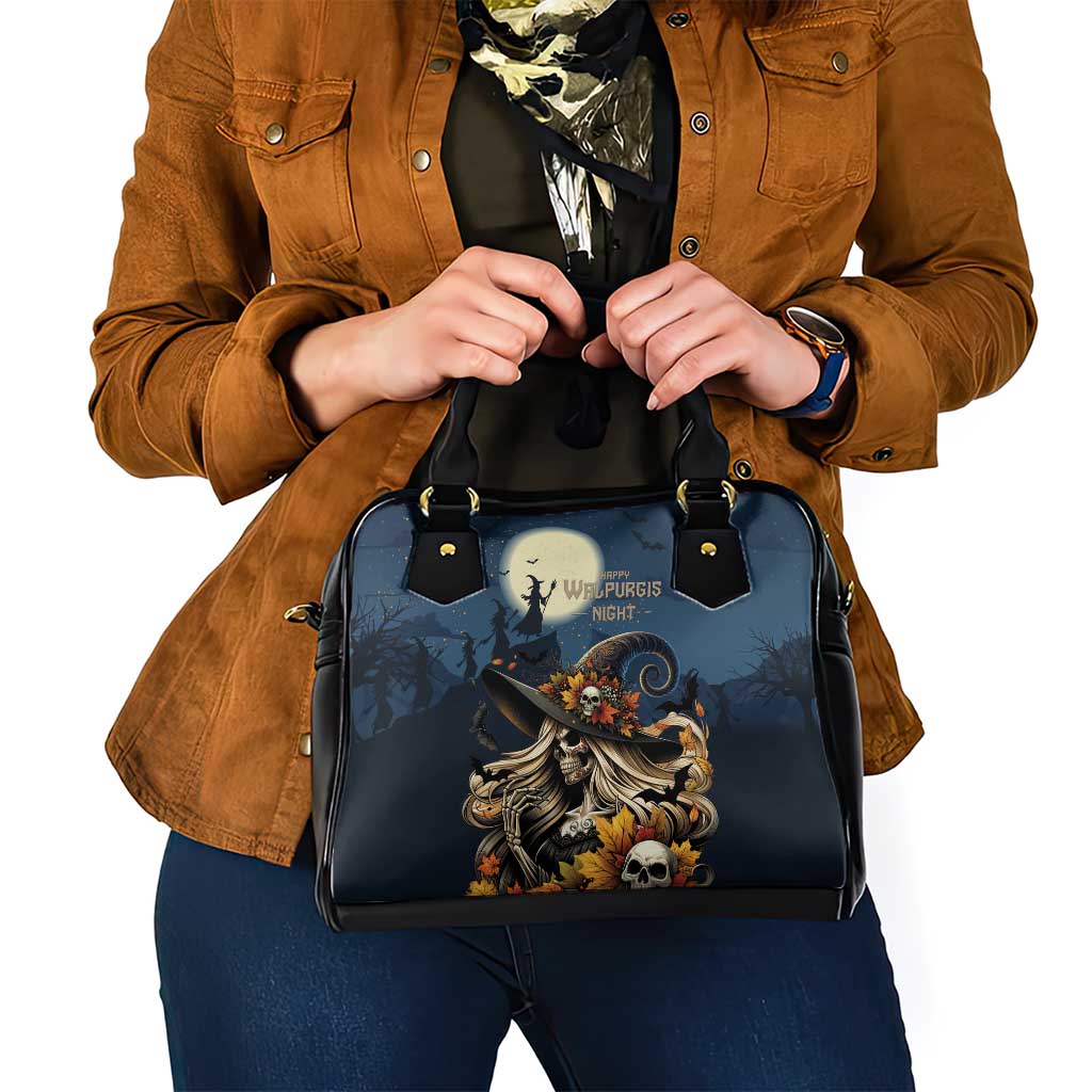 Happy Walpurgis Night Shoulder Handbag Skull Witch Spooky Style LT18