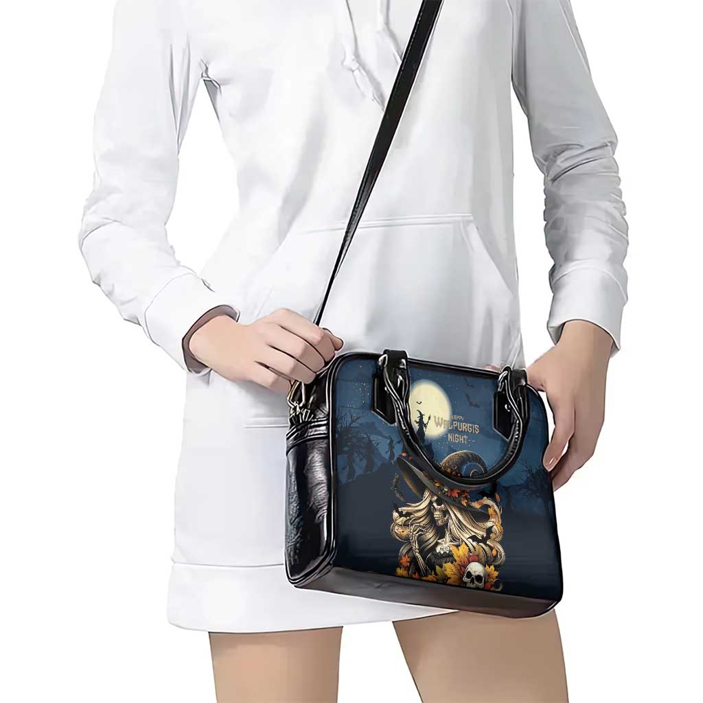 Happy Walpurgis Night Shoulder Handbag Skull Witch Spooky Style LT18