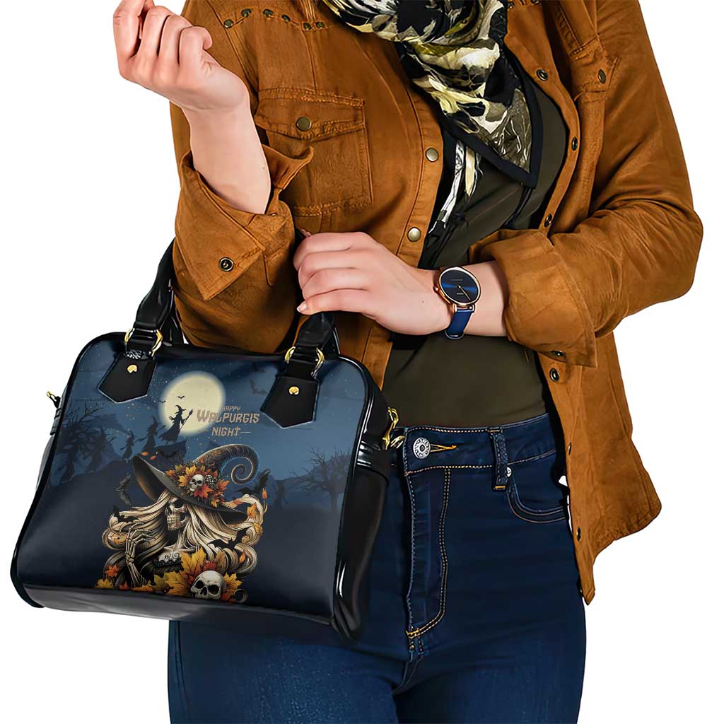 Happy Walpurgis Night Shoulder Handbag Skull Witch Spooky Style LT18