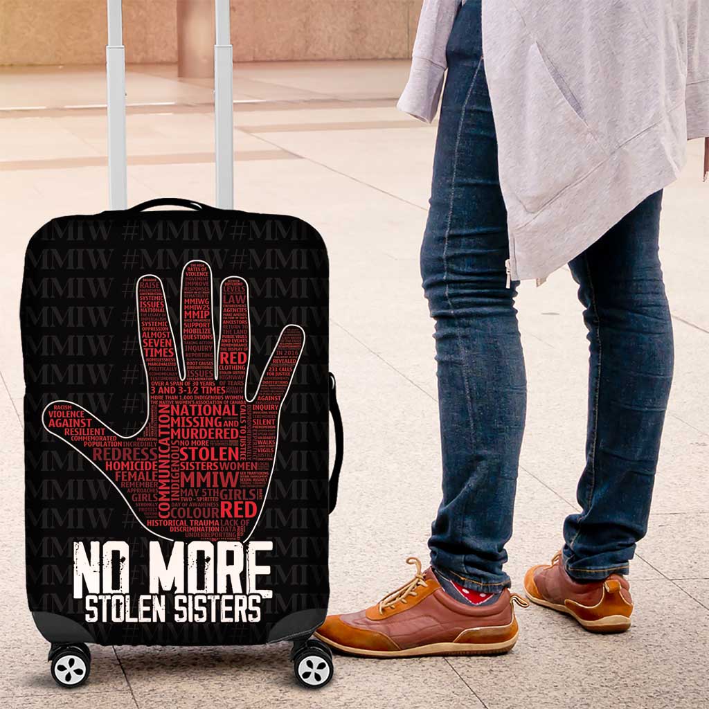 MMIW Awareness Day Luggage Cover No More Stolen Sisters LT18