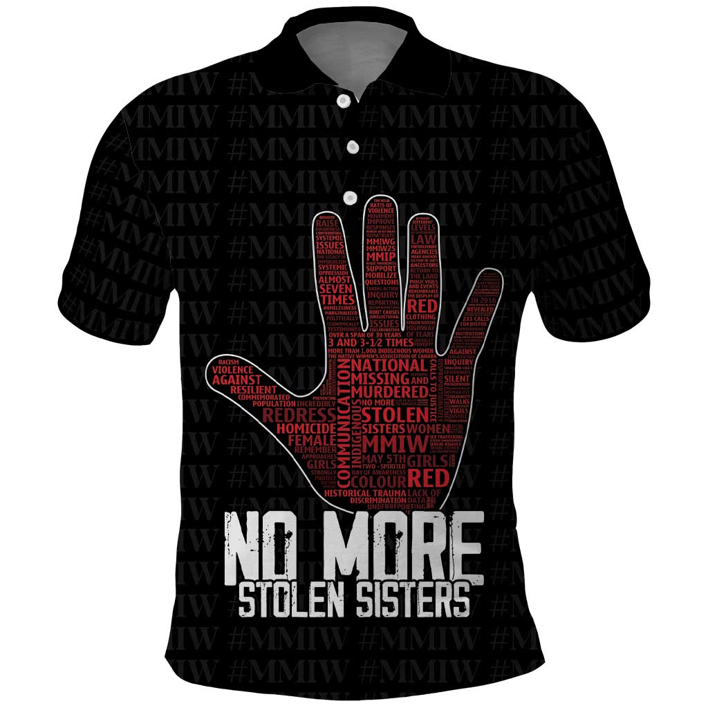 MMIW Awareness Day Polo Shirt No More Stolen Sisters LT18