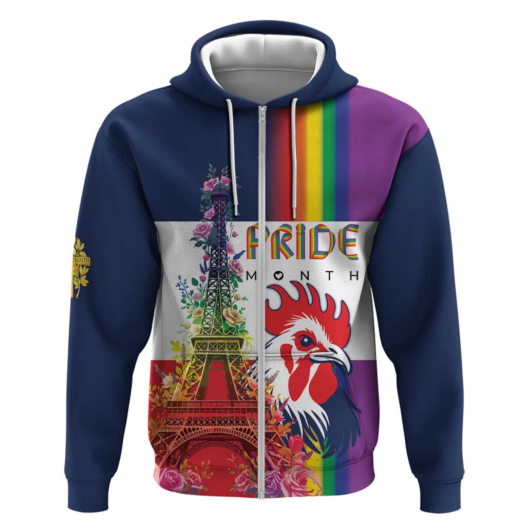 LGBTQ Pride Month Gay Hoodie Eiffel Tower Paris Rainbow Flag LT18