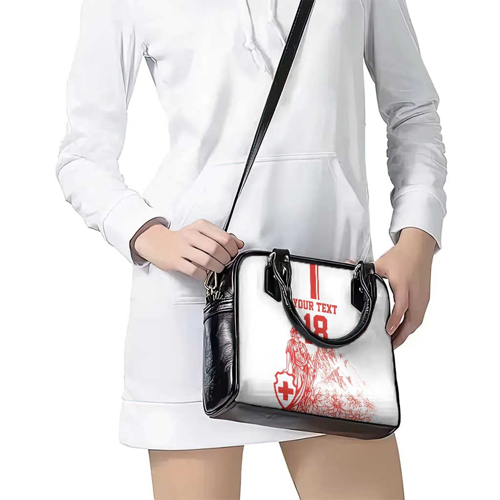 Custom Switzerland Football Shoulder Handbag Confoederatio Helvetica LT18