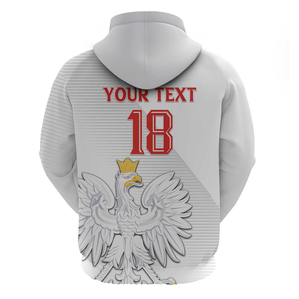 Custom Poland Football Hoodie Bialo-Czerwoni Go Champion LT18