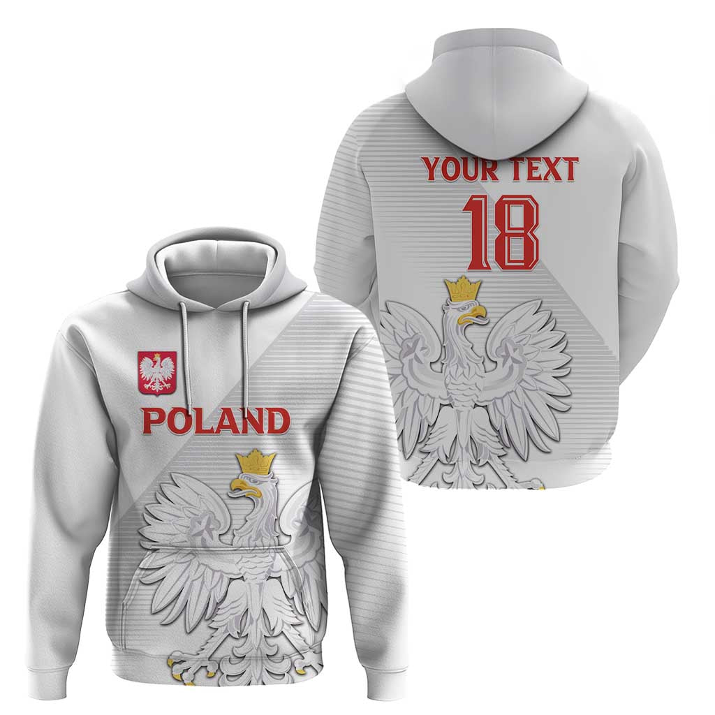 Custom Poland Football Hoodie Bialo-Czerwoni Go Champion LT18
