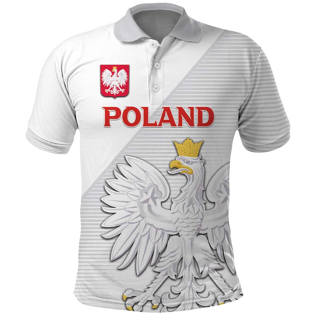 Custom Poland Football Polo Shirt Bialo-Czerwoni Go Champion LT18