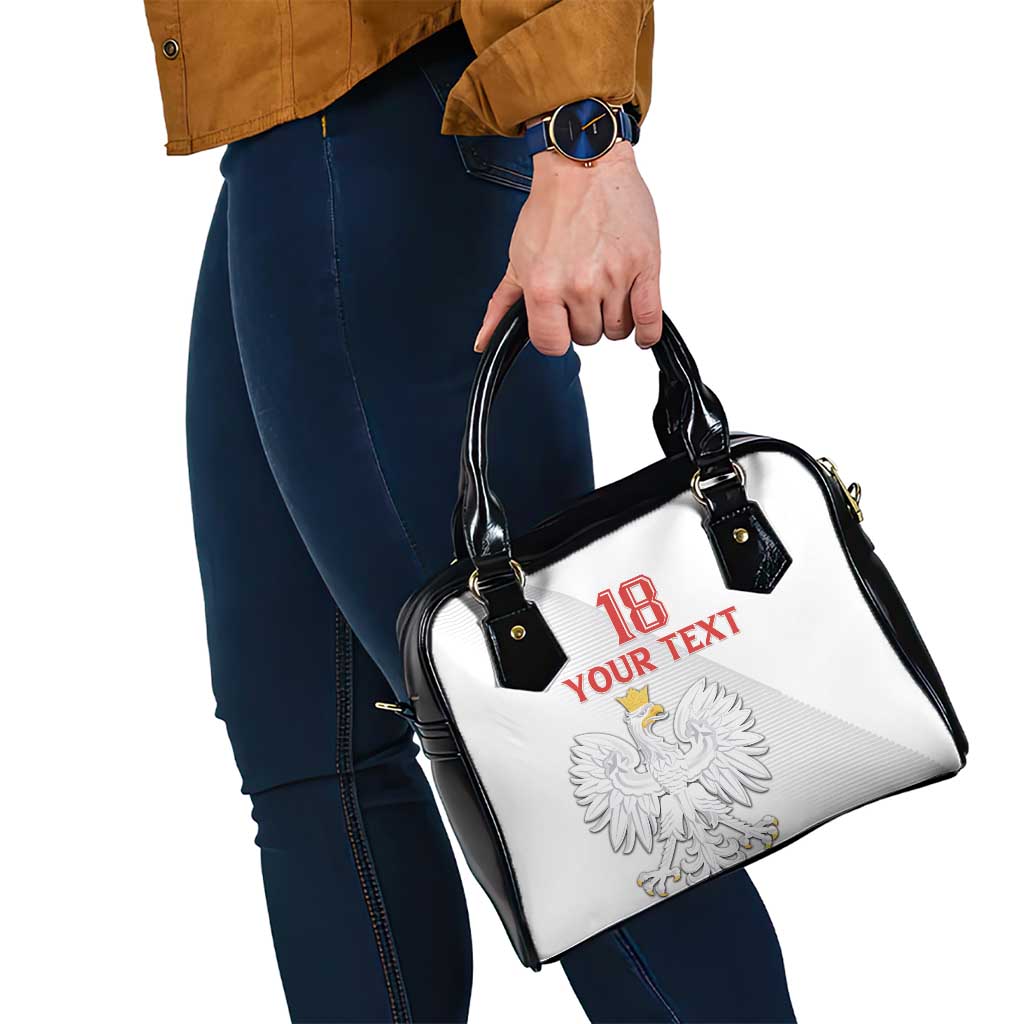 Custom Poland Football Shoulder Handbag Bialo-Czerwoni Go Champion LT18