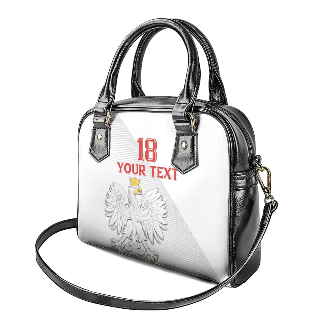 Custom Poland Football Shoulder Handbag Bialo-Czerwoni Go Champion LT18