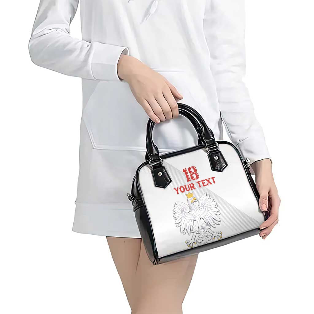 Custom Poland Football Shoulder Handbag Bialo-Czerwoni Go Champion LT18