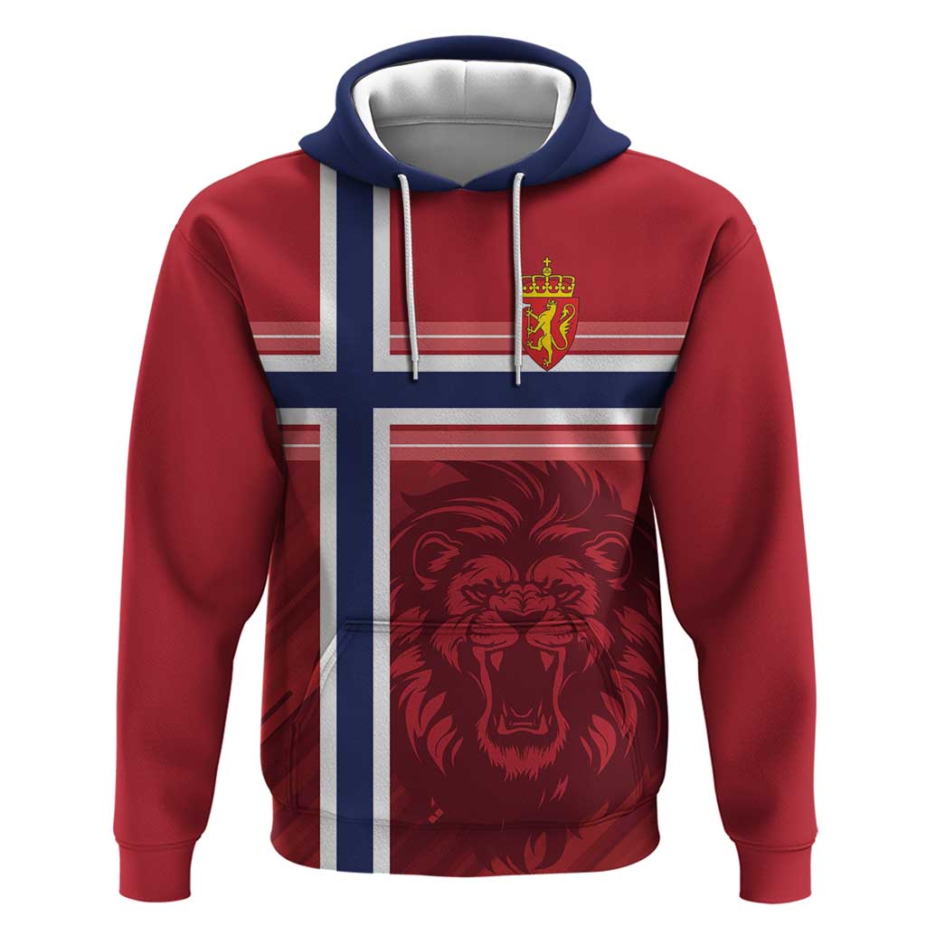 Custom Norway Football Hoodie Norges Herrelandslag i Fotball LT18