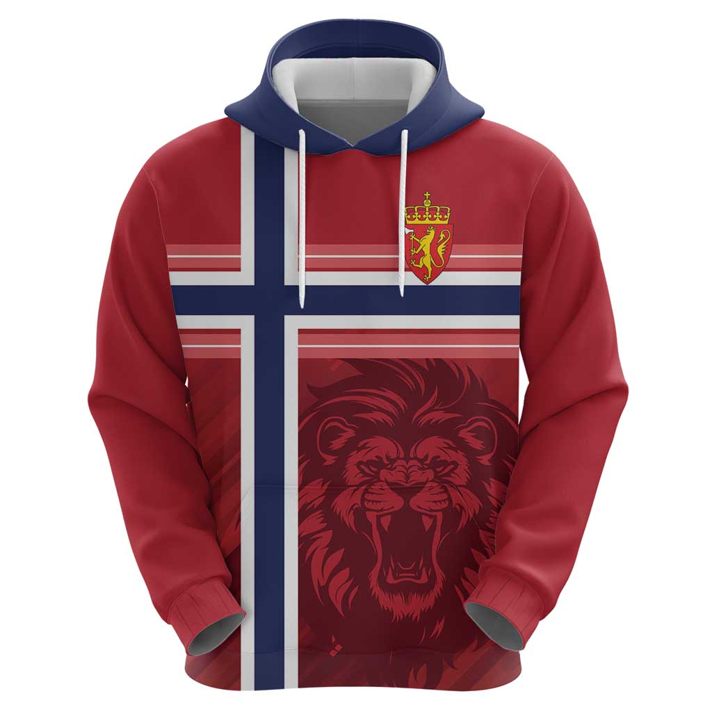 Custom Norway Football Hoodie Norges Herrelandslag i Fotball LT18