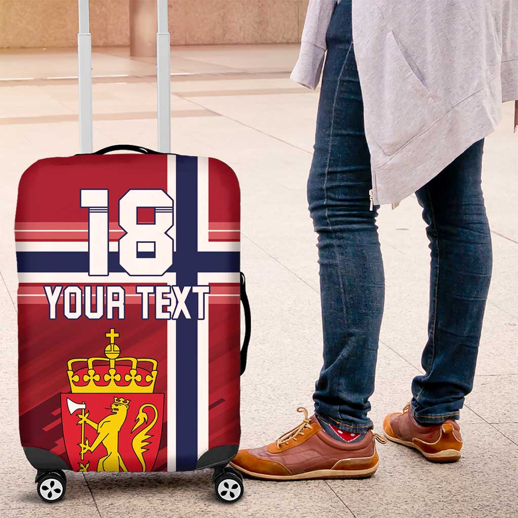 Custom Norway Football Luggage Cover Norges Herrelandslag i Fotball LT18