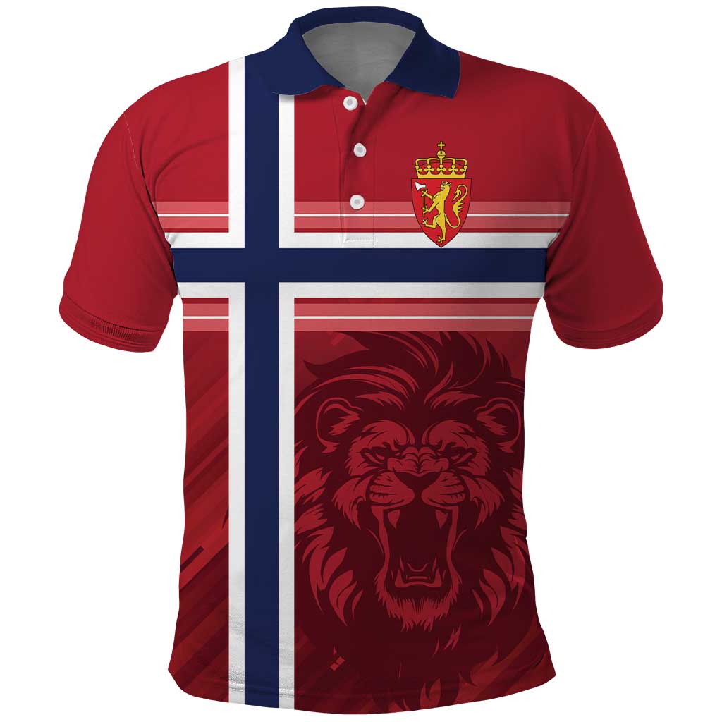 Custom Norway Football Polo Shirt Norges Herrelandslag i Fotball LT18
