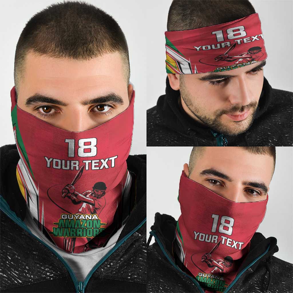 Custom Guyana Cricket Spirit Neck Gaiter Amazon Warriors Inspired LT18