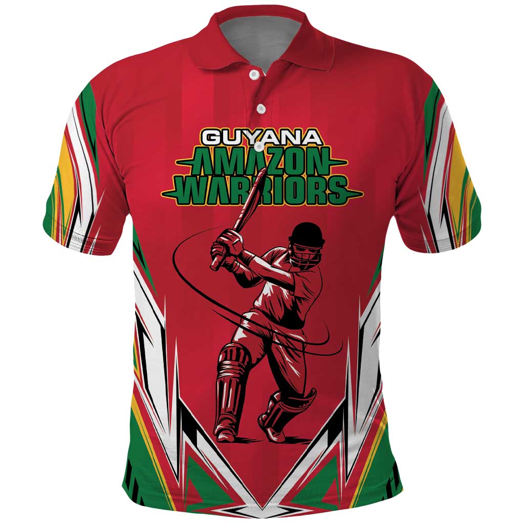 Custom Guyana Cricket Spirit Polo Shirt Amazon Warriors Inspired LT18