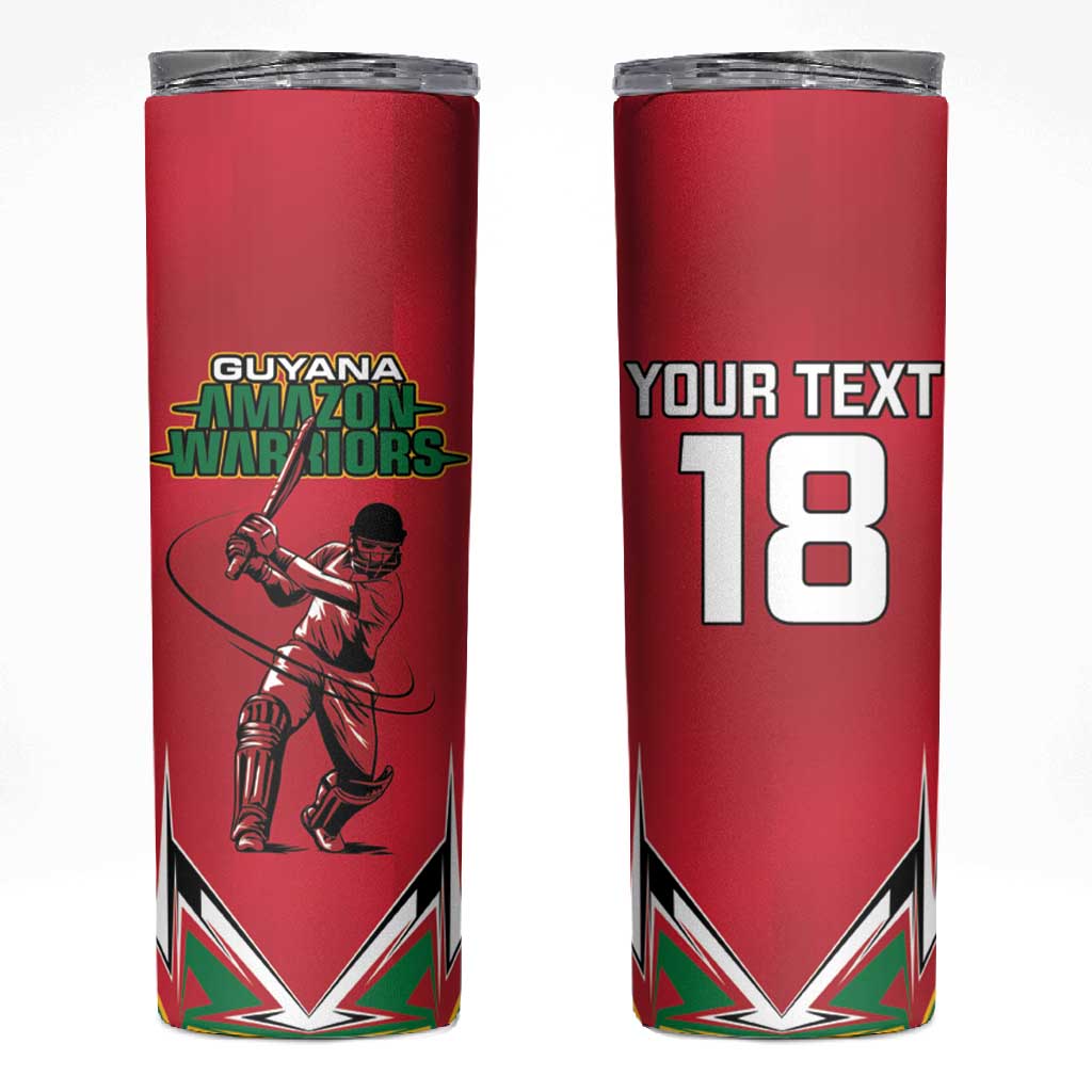Guyana Cricket Amazon Warriors Custom Skinny Tumbler Go Champion LT18