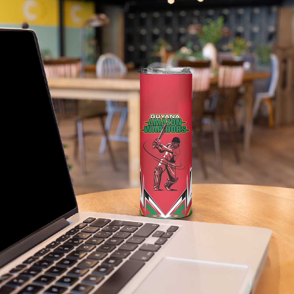 Guyana Cricket Amazon Warriors Custom Skinny Tumbler Go Champion LT18