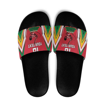 Custom Guyana Cricket Spirit Slide Sandals Amazon Warriors Inspired LT18