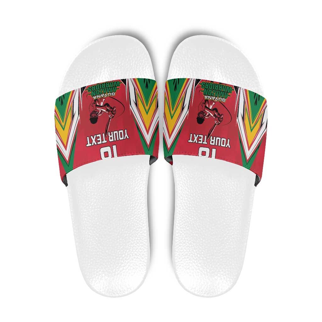Custom Guyana Cricket Spirit Slide Sandals Amazon Warriors Inspired LT18