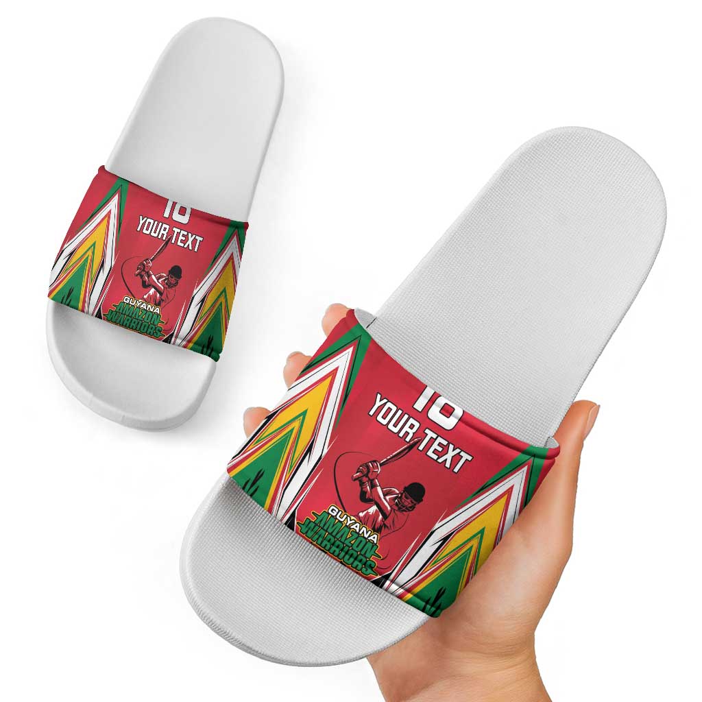 Custom Guyana Cricket Spirit Slide Sandals Amazon Warriors Inspired LT18